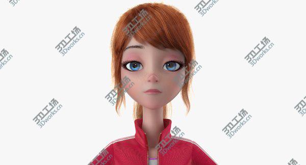 images/goods_img/20210312/3D Cartoon Girl NoRig/5.jpg